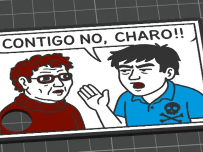 Keychain with you no Charo