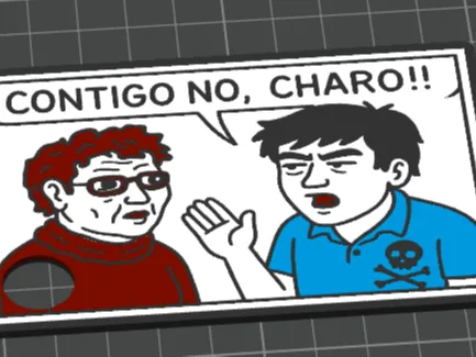 Llavero contigo no Charo