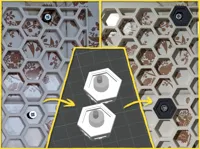 Preset with centered M3 screw hole