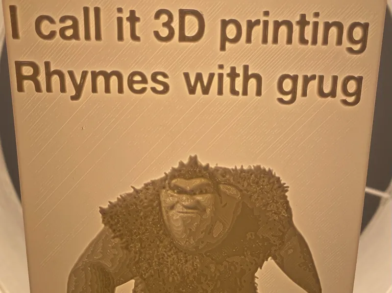 3D printing Grug