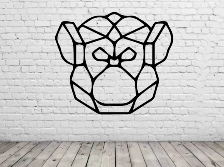 animal geometri co decoracion pared v15
