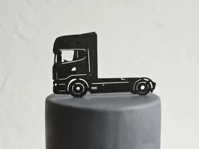 Truck cake topper
