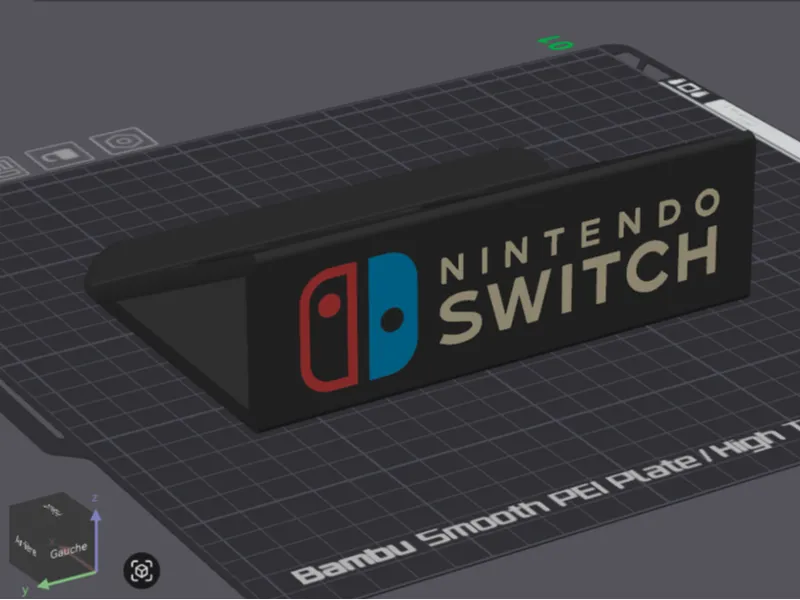 support incliné pour dock Nintendo Switch 1 / OLED