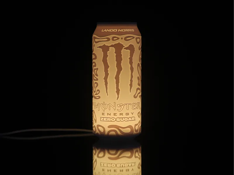 Monster Energy Lando Norris Lithophane