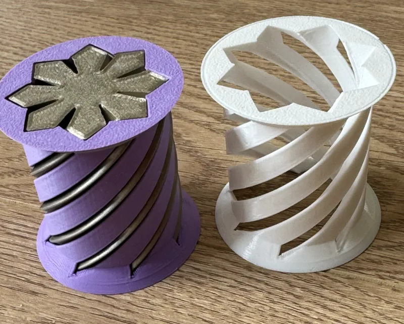 Crystal flower passthrough