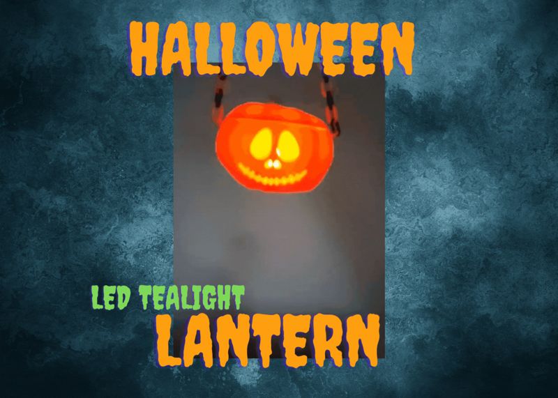 Tealight Lantern for Halloween - 2 designs - NOAMS