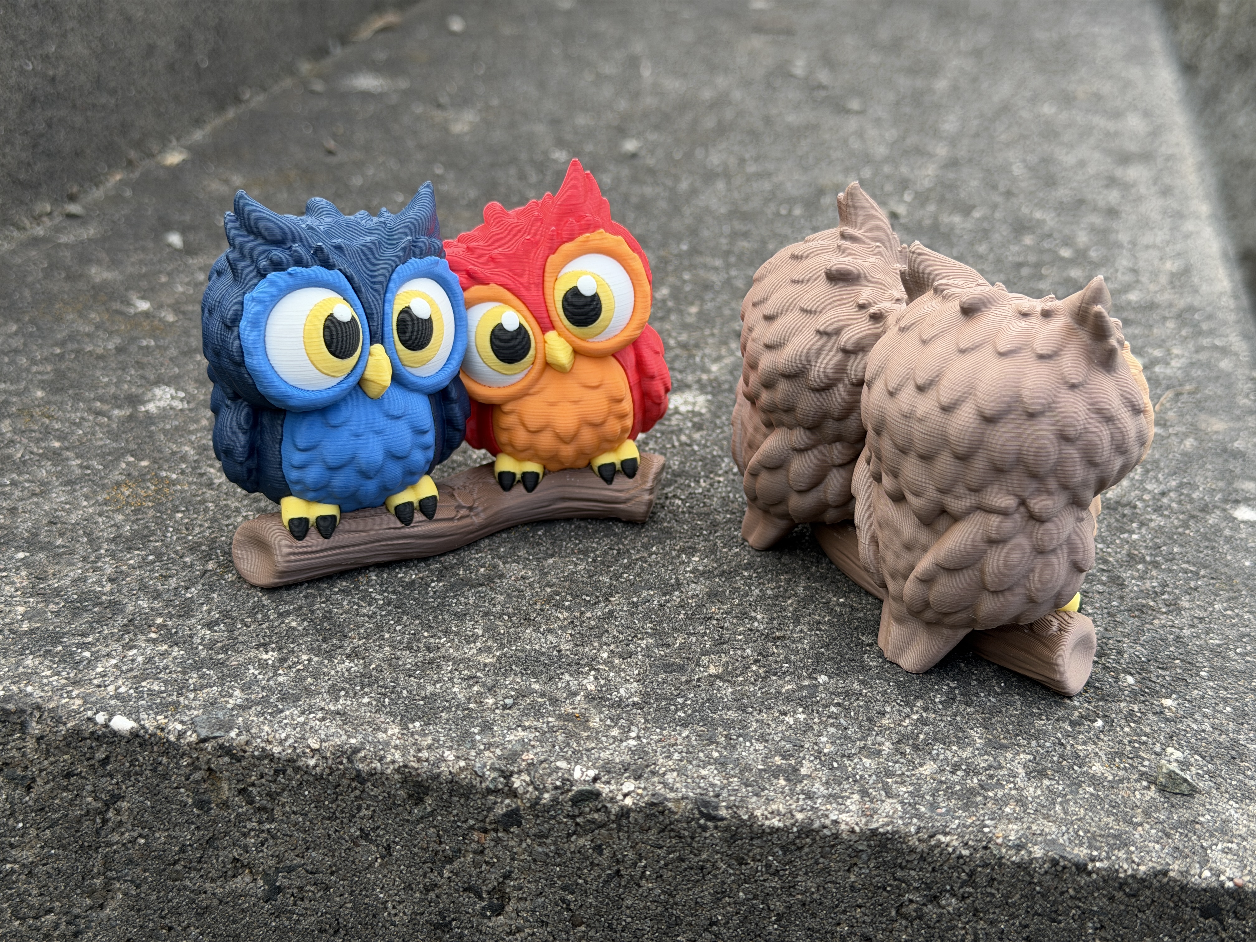 Cute Owls - Free 3D Print Model - MakerWorld