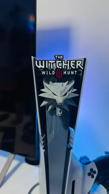 Adorno temático: The Witcher 3 Wild Hunt all PS5 Cover wolf — vista de referencia 3