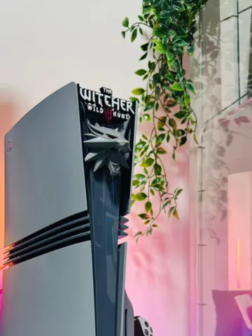 Adorno temático: The Witcher 3 Wild Hunt all PS5 Cover wolf — vista de referencia 2