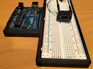 Aruino Uno and Breadboard Holder