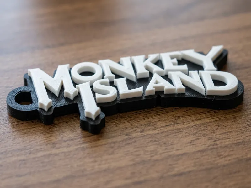 Monkey Island - Logo Keychain