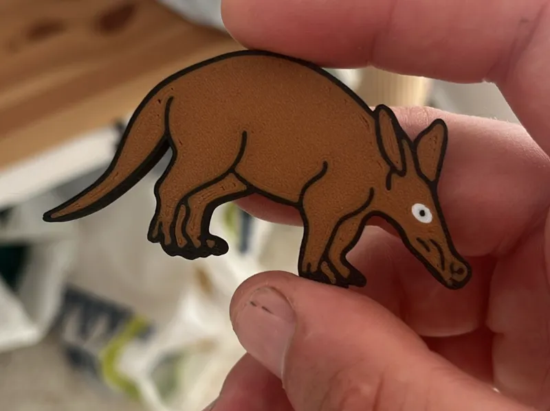 Aardvark (Orycteropus afer) Fridge Magnet