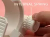 Spring-Lock Handle. Use a spring removed from a pen