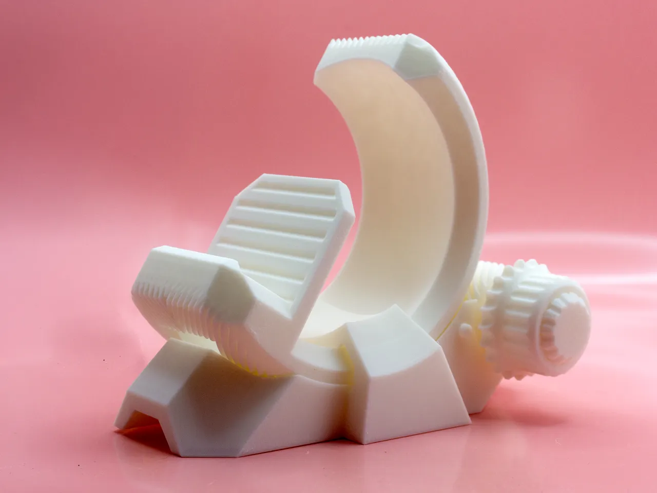 Herringbone Gear Phone Stand Pork3D by Pork3D.com view 4