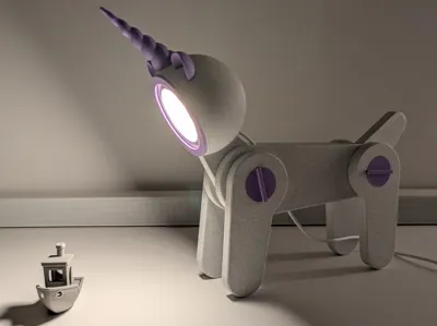 Uni-Lamp - Adjustable Unicorn Lamp