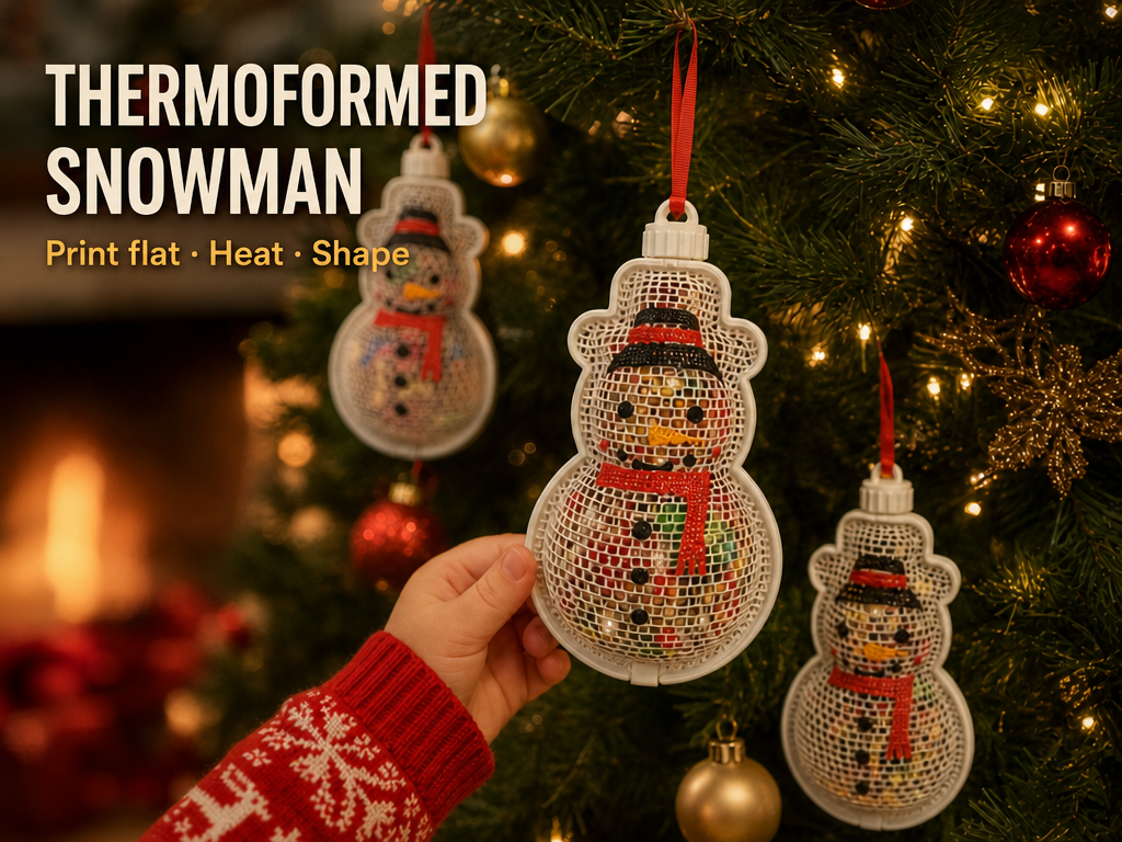 Thermoformed Snowman - 1