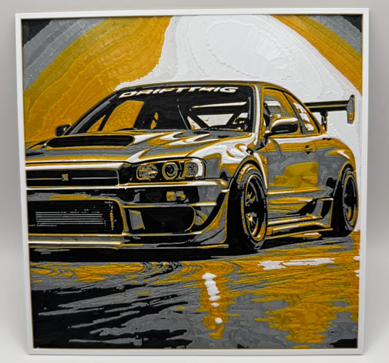 Hueforge | JDM Drift Car 100/150/200mm