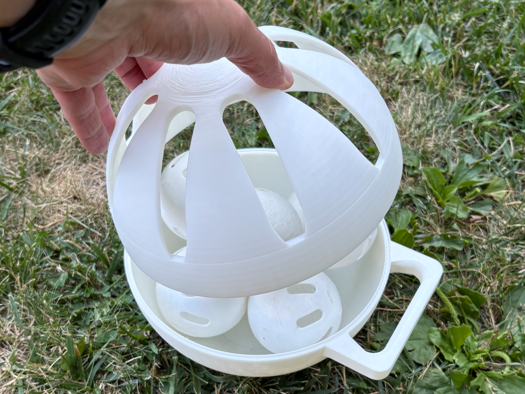 Wiffle Ball Storage Container