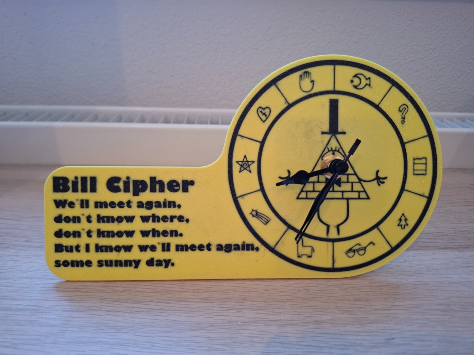 Miniatura 1 do modelo 3D Bill Cipher clock Kit-011
