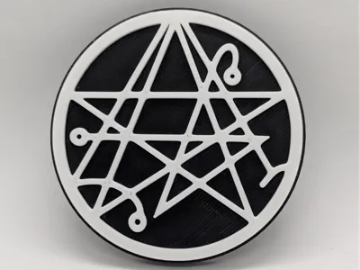 Necronomagnet - A Necronomicon sigil, but as a magnet