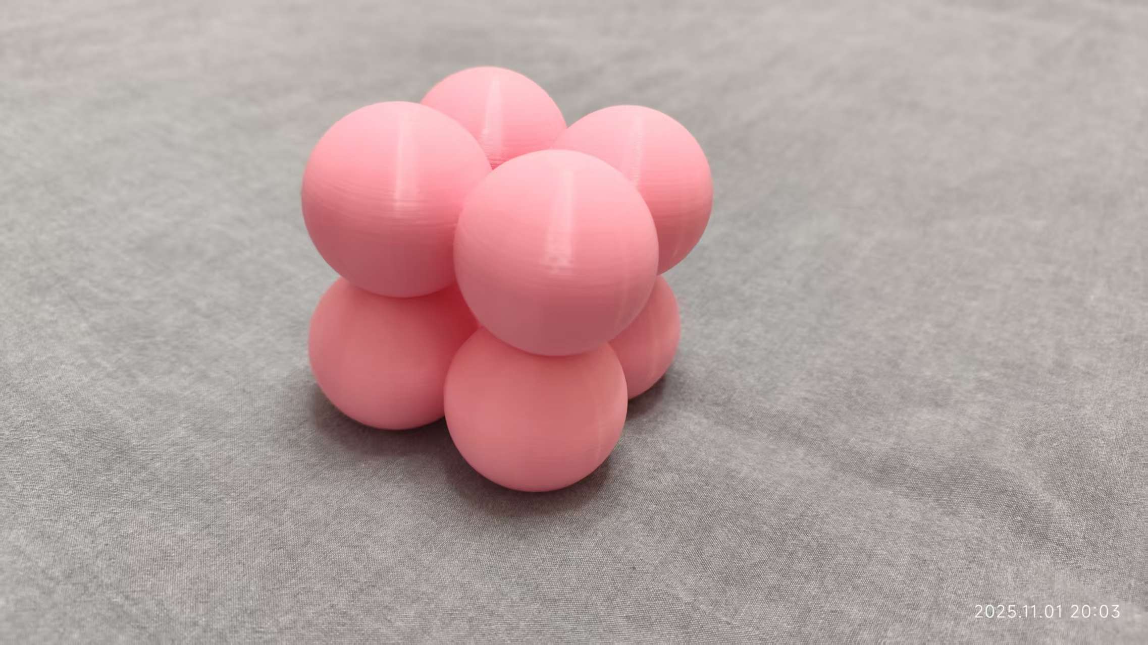 Miniatura 2 do modelo 3D 简单晶体堆积模型 晶胞示意图 球球模型