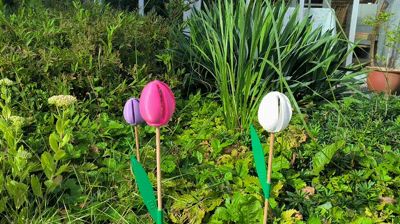 Tulip wind spinner