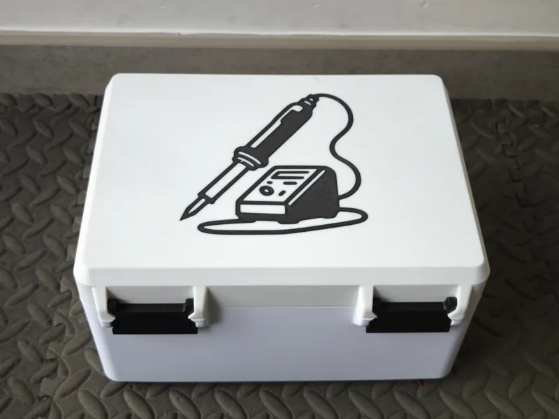 Soldering Station Tool Box - Rugged Organizer Box