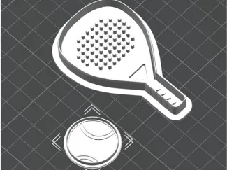 Padel and Tenis Ball Cookie Cutter
