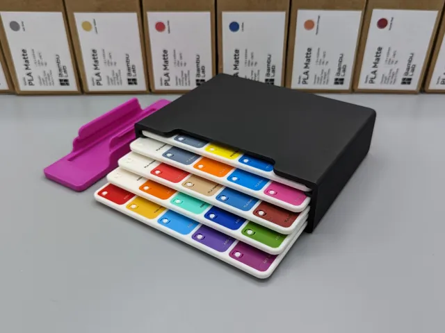 Filament Swatch Display Board Case
