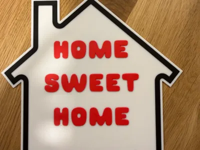 Home Sweet Home Schild