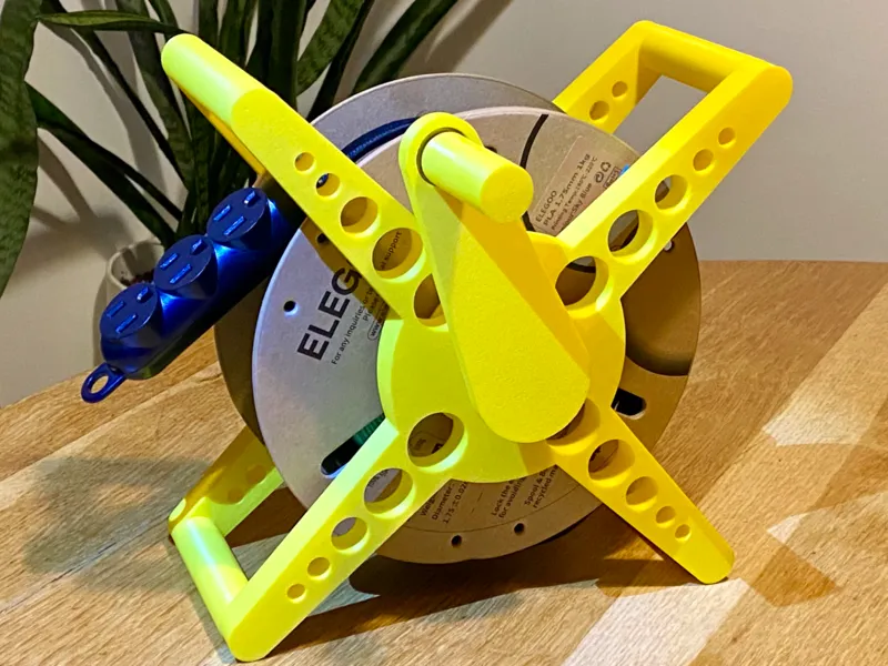 recycled spool wire storage/ spool holder