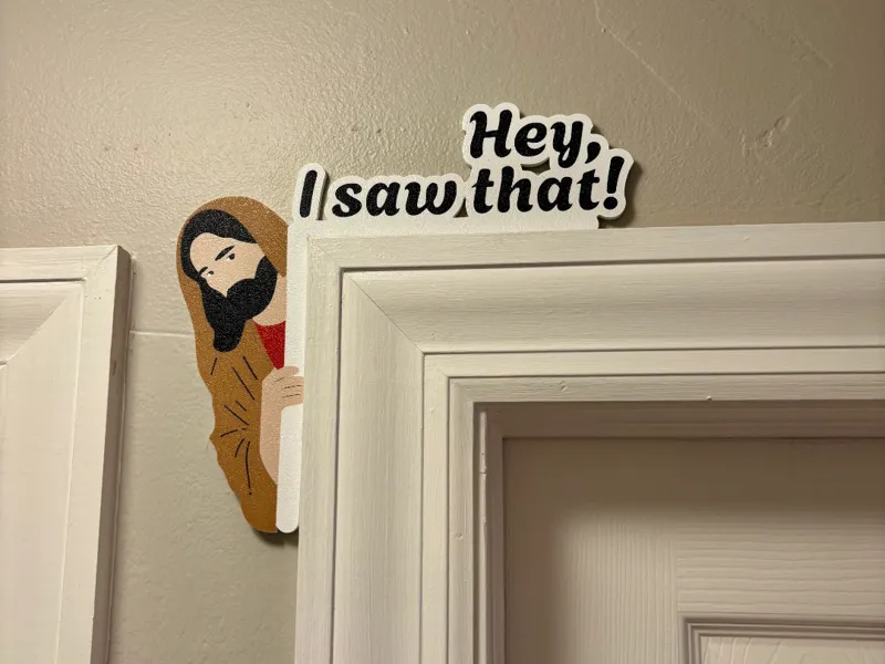 Jesus I saw that Door Corner