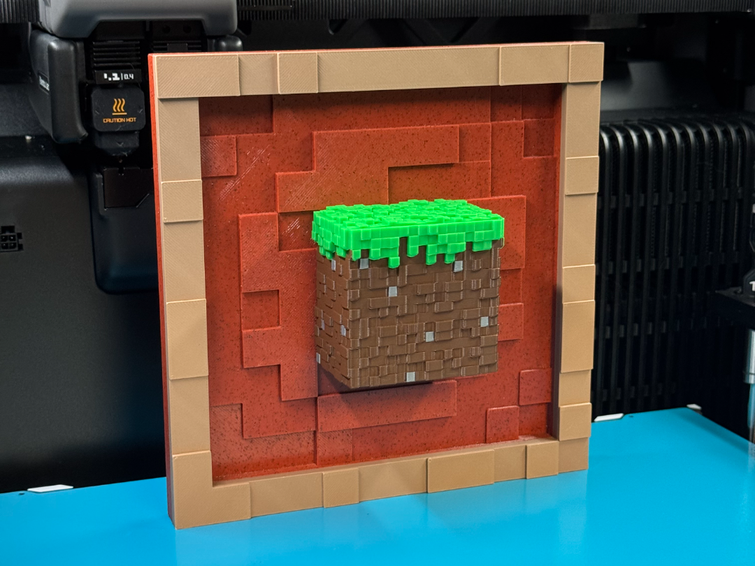 Grass Block - Minecraft Item Frame