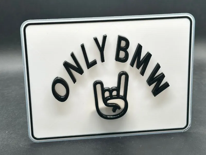 Only Bmw Schild