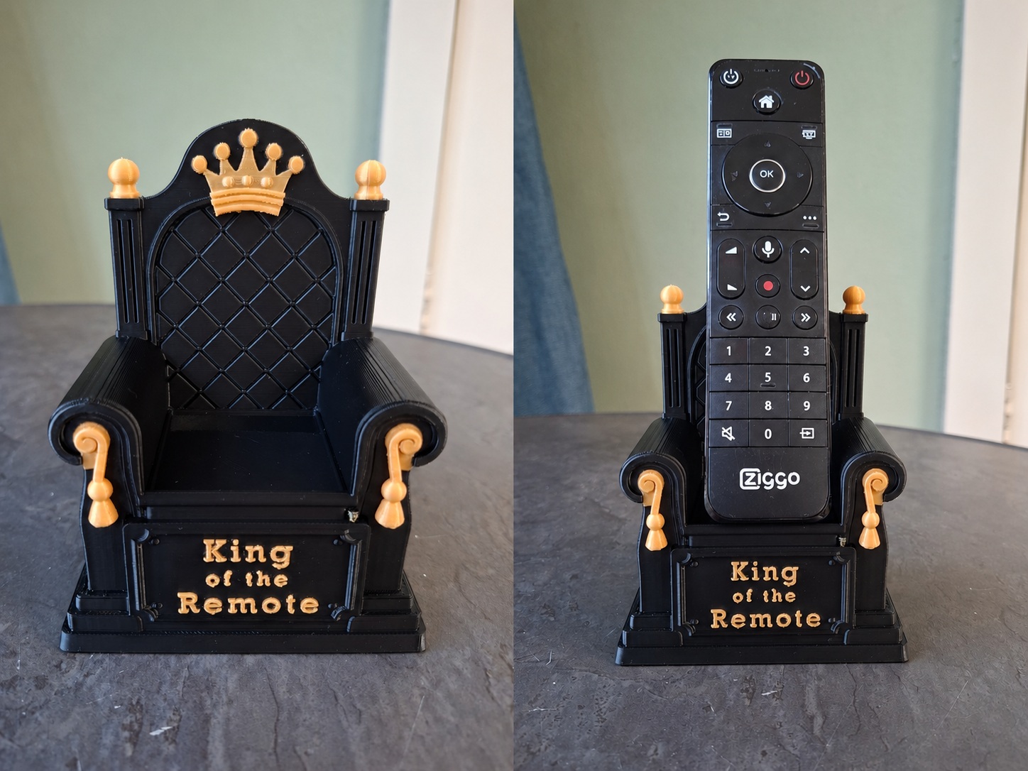 King of the Remote – Royal Remote Control Holder
