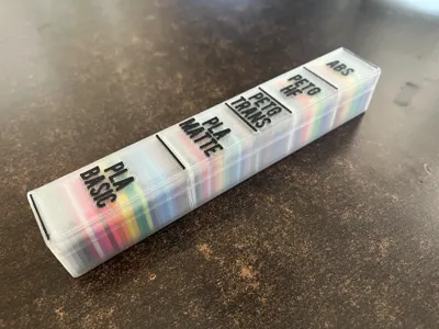 Bambu Filament Swatch Box