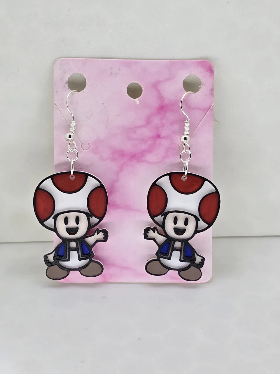 Toad (Mario) Earrings view 4