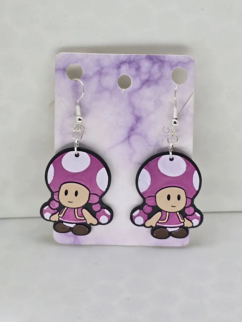 Toad (Mario) Earrings view 2