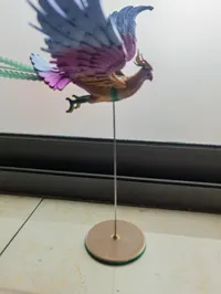 Socle pour figurine phénix — photo 2