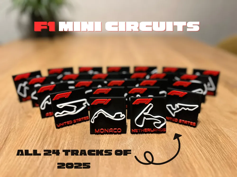 Circuitos Mini de Fórmula 1 2025 por VarthDader - MakerWorld