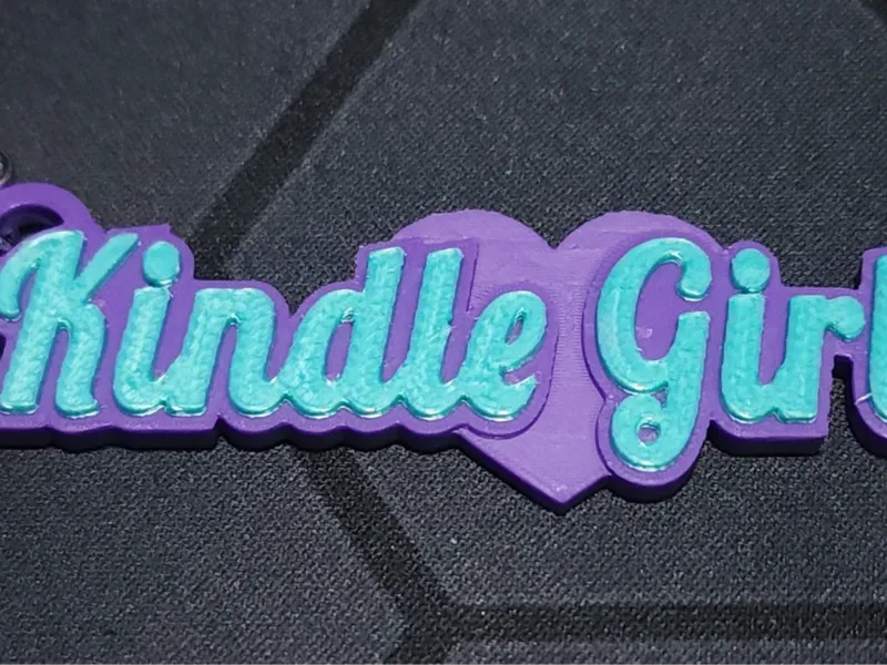 Kindle Girlie Name Tag
