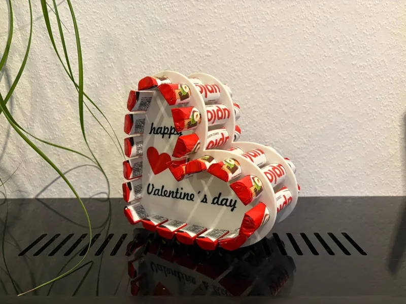 Herz Schokoladenhalter–Valentinstag/Liebesgeschenk