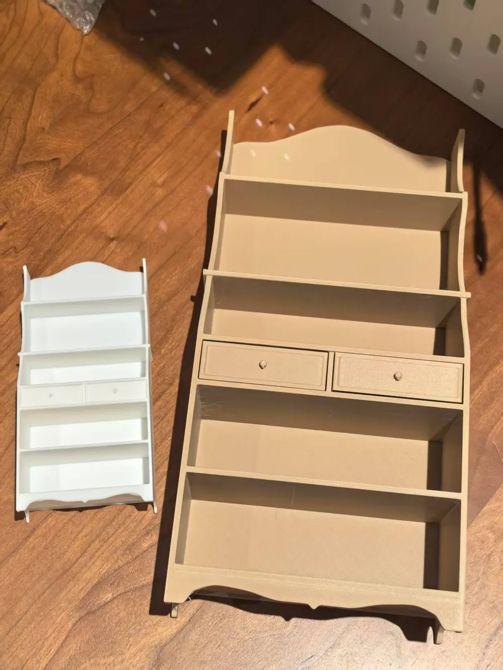 1:6 1:12 1/6 1/12 scale vintage double drawer open cabinet - Free 3D ...