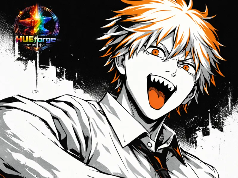 Denji-Chainsaw Man Hueforge