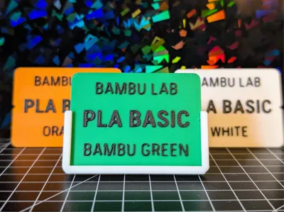 Filament Label Holder for Spoolnest (D25)