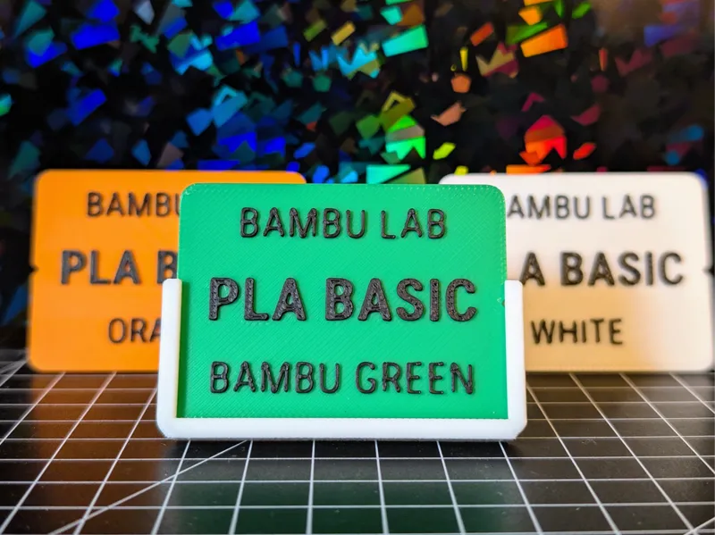 Filament Label Holder for Spoolnest (D25)