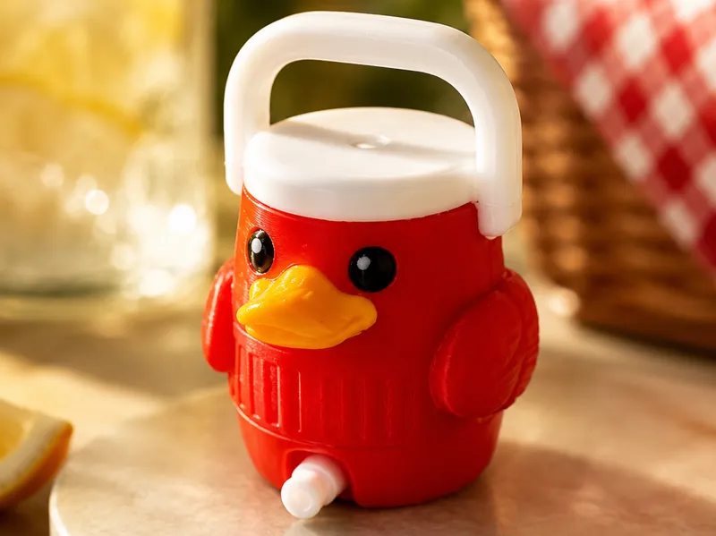 Viral Can Holder Duck and Keychain Charm