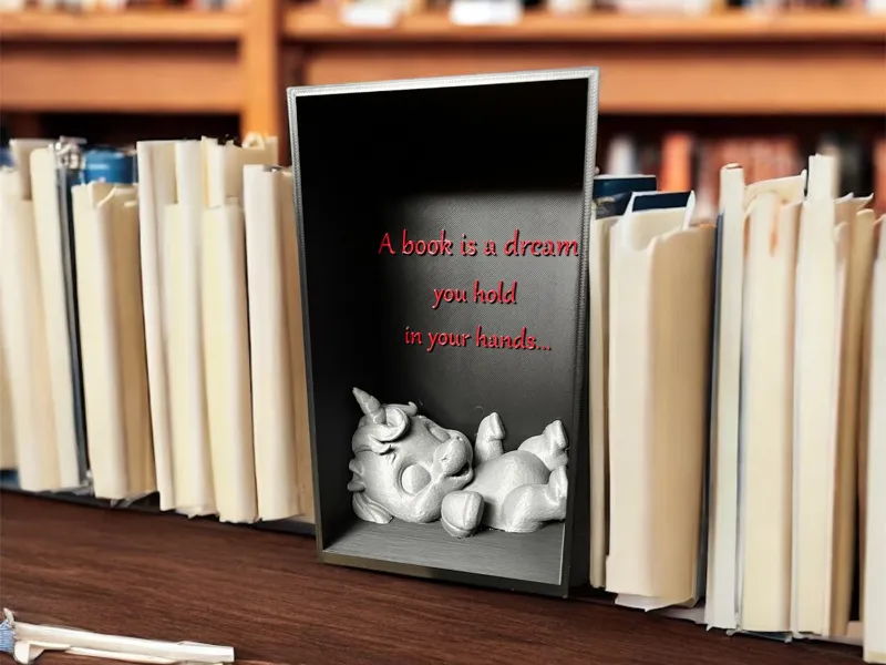 Book Nook: Schlafendes Einhorn – A Book Is a Dream