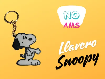 Snoopy Keychain - No Supports