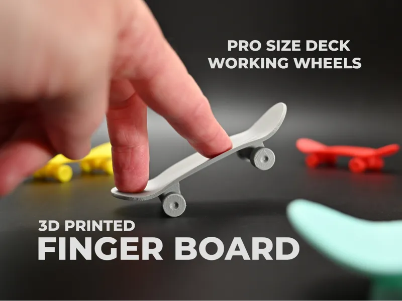 Print-in-Place Finger Board Pro & Mini Size